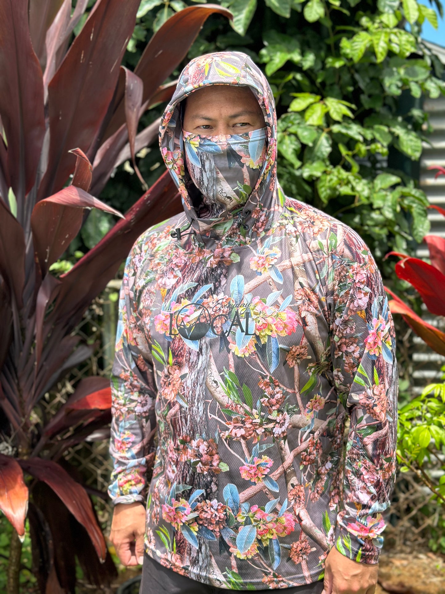 Dryfit L/S Camo Hood and Face Mask