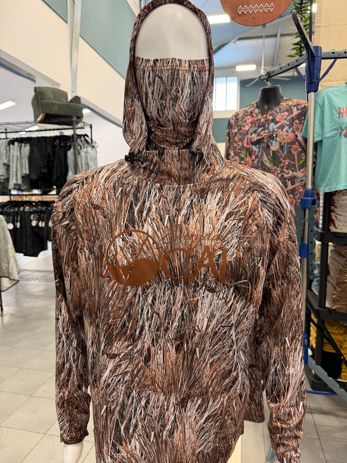 Dryfit L/S Camo Hood and Face Mask