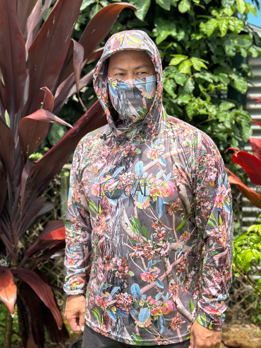Dryfit L/S Camo Hood and Face Mask
