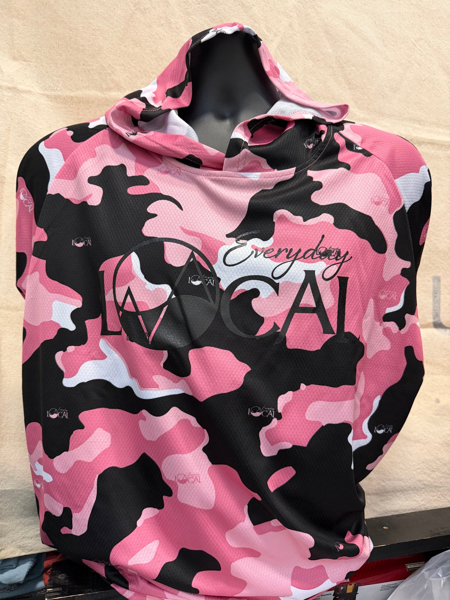 Dryfit L/S Camo Hooded