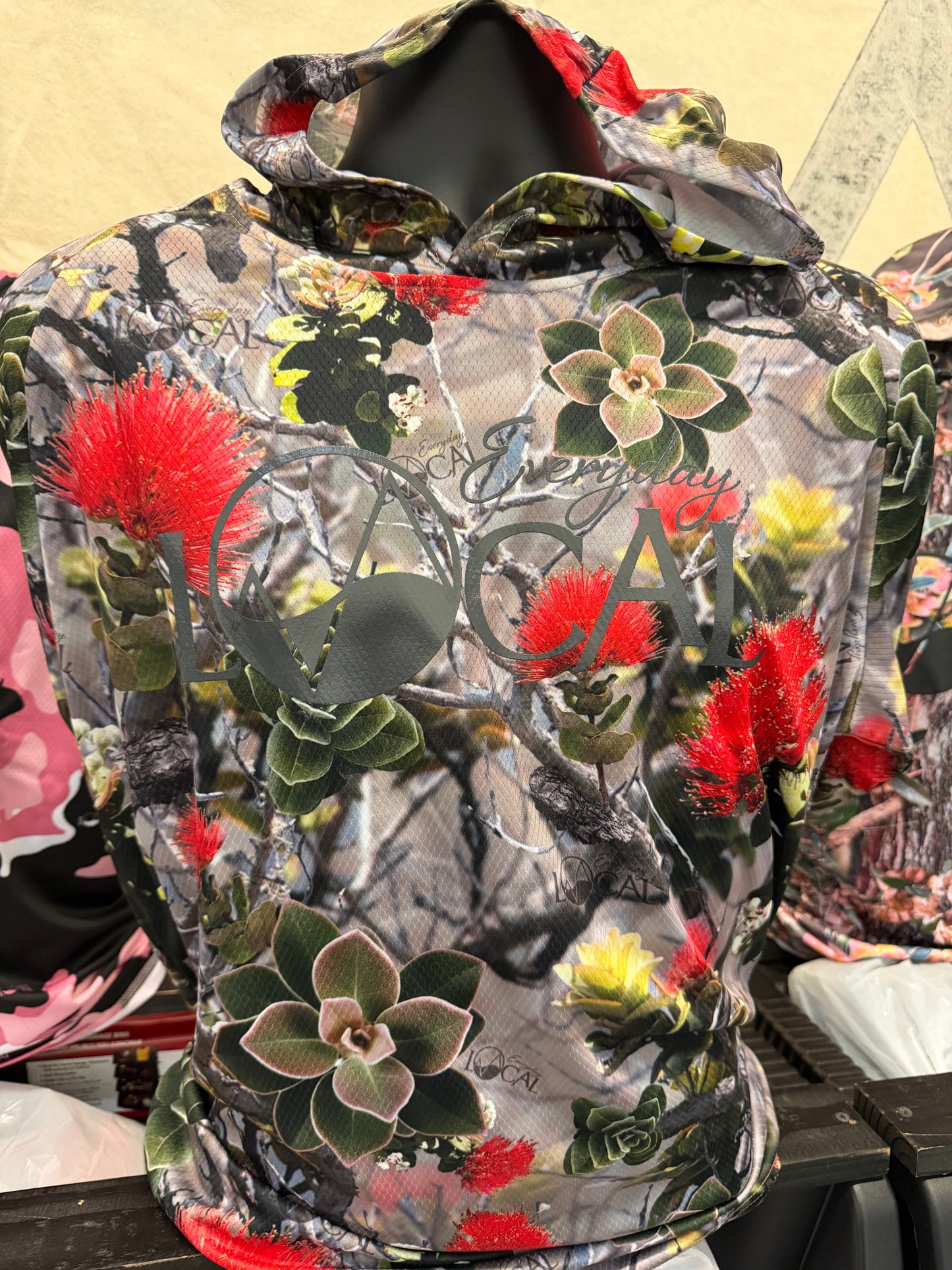 Dryfit L/S Camo Hooded