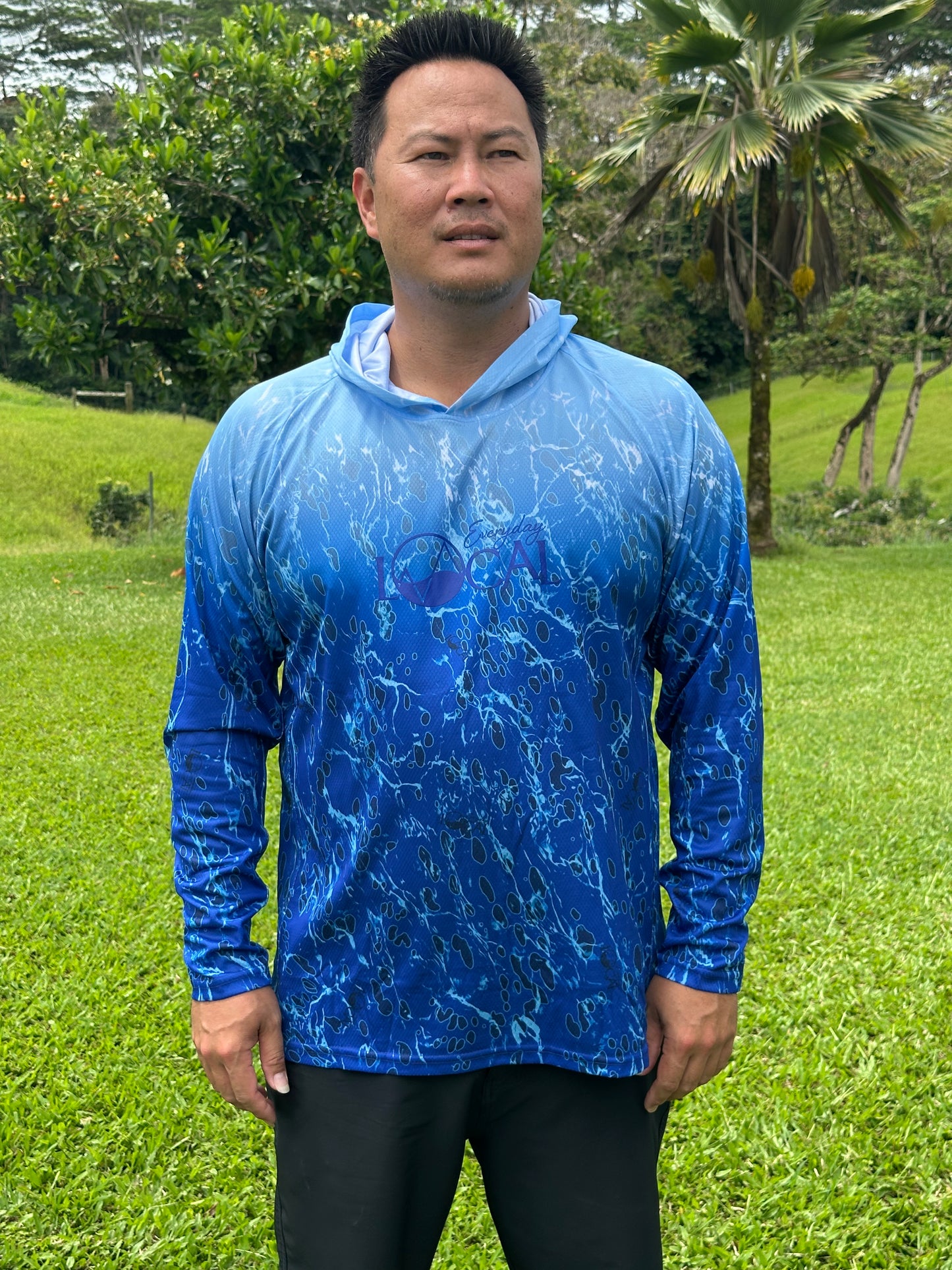 Dryfit L/S Camo Hooded